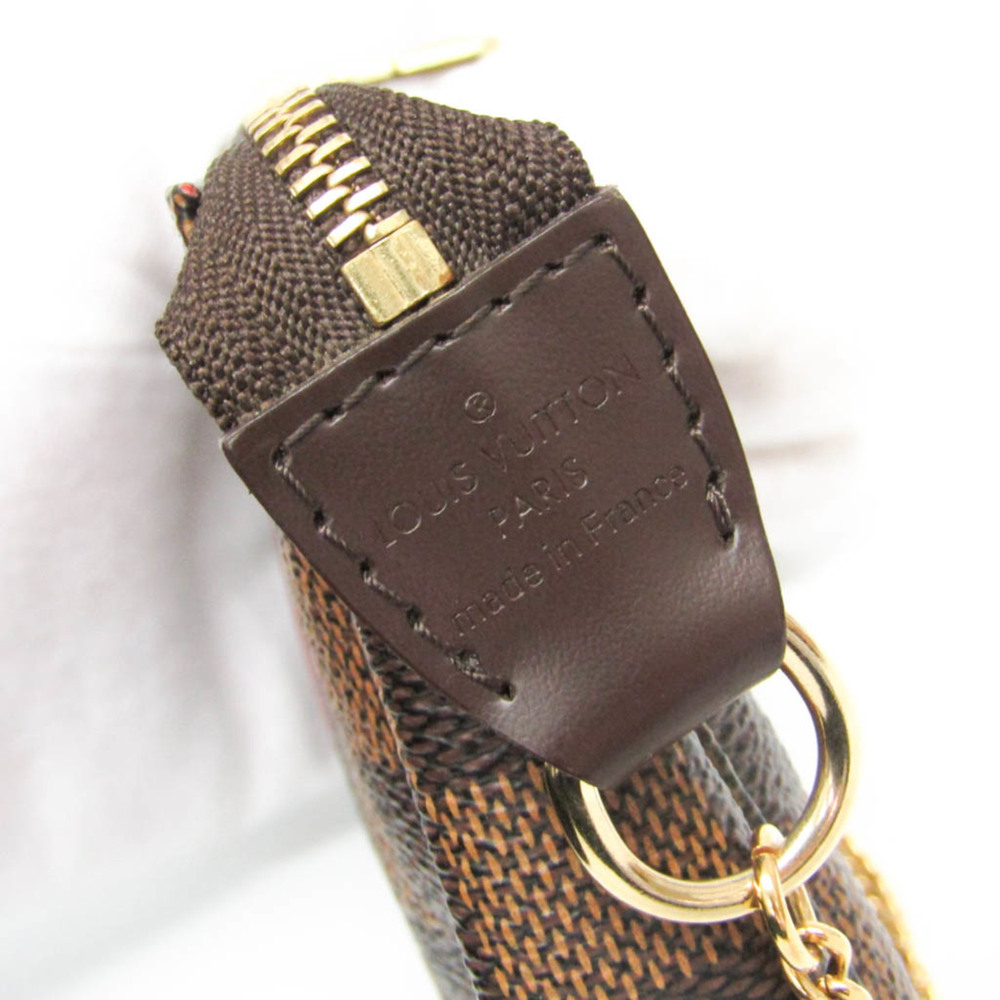 LOUIS VUITTON Brown Damier Pochette Mini Bag - Picture 9 of 10